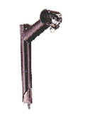 Quill Stem - - 100mm Ext - 30 Degree - 140mm Height. - 21.1mm Dia. - 25.4mm BB - Black