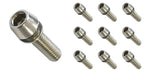 Stem Bolt M6 - 20mm - Allen Key Type - Stainless Steel (Bag 10)