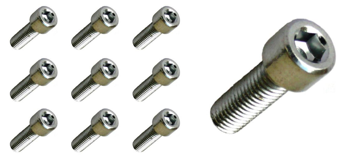 Stem Bolt Inner Hex M6 X 25mm (Bag Of 10) Black