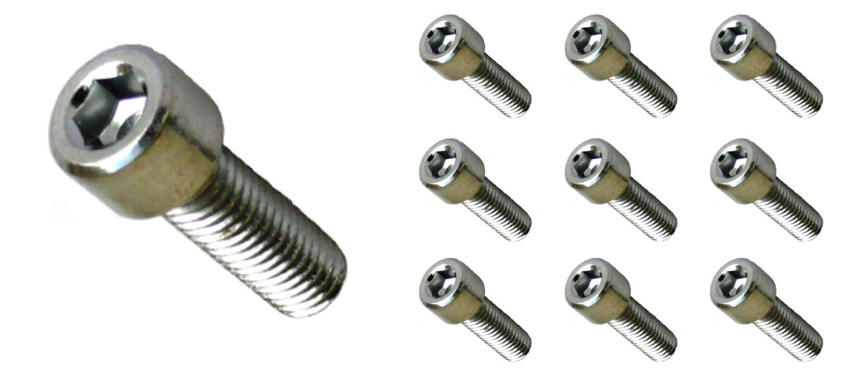 Bolt - Allen Key Type - M6 X 25mm (Bag Of 10)