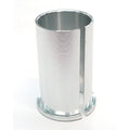 Alloy Shim For Ahead Stem - 50mm Length - Id25.4mm - Od28.6mm Silver