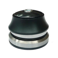 Headset 1 1/8 Upper - 1 1/4 Lower - 45X45 Sealed Bearings - Black