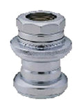 Headset 22.2mm Silver - Steel - Threaded - Ball Retainer Bearings