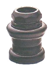 Headset 1 1/8 Black Threaded - Ball Retainer Type With Water Seals