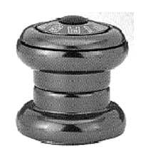 Ahead Set Alloy 1 1/8 Threadless - Ball Retainer Type - Black