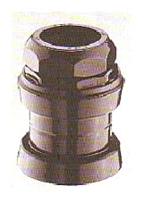 Headset - 1 1/8 Threaded - Steel - Semi - Cartridge - Black