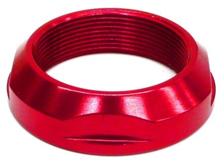Lock Nut - Red - OD 1 1/8 Id25.4 Dia - Alloy