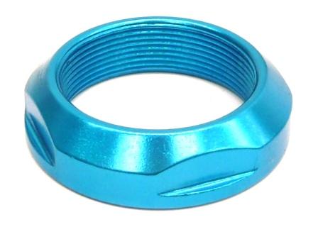 Lock Nut - Blue - Od1 1/8 ID 25.4 Dia - Alloy