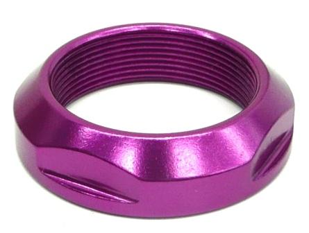 Lock Nut - Purple - Od1 1/8 Or Id25.4 Dia - Alloy