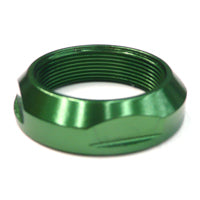 Lock Nut - Green - Id1 1/8 ID 25.4 Dia - Alloy