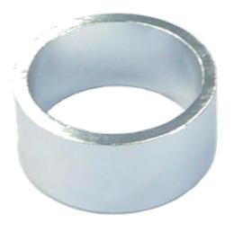 1 1/8" Alloy Spacer - 20mm - Silver