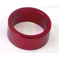 Spacer - Alloy 1 1/8" Red 15mm (Each)