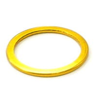 1 1/8" Alloy Spacer - 2mm - Gold