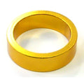 1 1/8" Alloy Spacer - 10mm - Gold