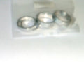 Spacer Set - Alloy - Silver - 1" - Size 2 - 5 - 8 - & 10mm Each X 1