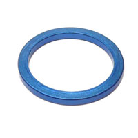1 1/8" Alloy Headset Spacer - 3mm - Blue