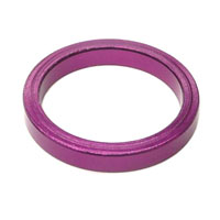 1 1/8" Alloy Headset Spacer - 5mm - Purple