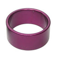 1 1/8" Alloy Headset Spacer - 15mm - Purple
