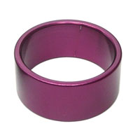 1 1/8" Alloy Headset Spacer - 15mm - Purple