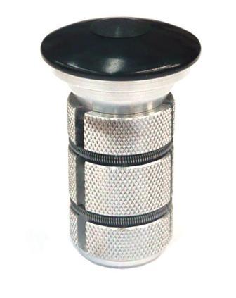 T/Less Tension Adjuster 1 1/8 32mm For ID 22 - 25.4mm - H 32mm - Black Alloy Top