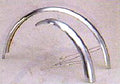 Steel Mudguard Set 20" - Front/Rear - Chrome