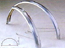 Alloy Mudguard 700C - Brushed Silver