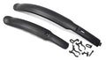 Clip On Plastic Mudguard Set - 24" - 26" - Front/Rear