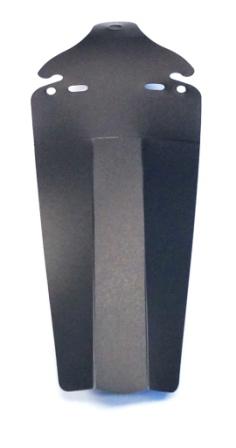 Wedge Tail Seat Rail Mudguard - Black