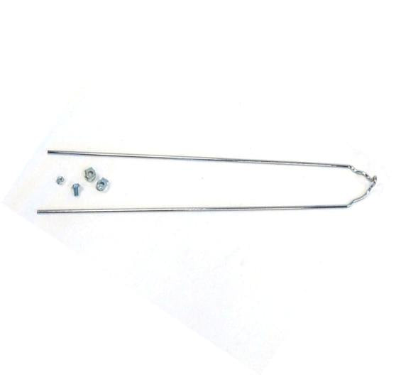 Steel Stay for M/Guard - Chrome - 400mm