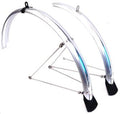 44mm Wide Mudguard Set 700C - Front/Rear - Black