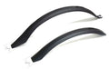 Clip On Plastic Mudguard Set - 26" - 29" - Black