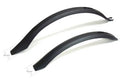 Clip On Plastic Mudguard Set - 26" to 29" - Black