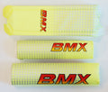 12" Bike 3 Piece Pad Set - Fluro Lime