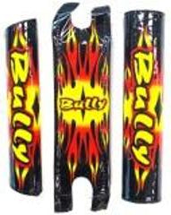 12" Bully Pad Set - Set of 2 - Black