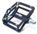 Pedals 9/16" Sealed Bearings - Alloy Body/Cro-Mo Axle - Replaceable Pins - Black