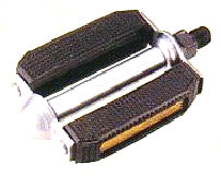 Pedals 9/16" PVC Blocks - Steel - Black