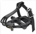 Pedals - Black - 9/16 Axle - Inc Toe Clip & Straps
