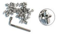 Pedal Pins Stud Type - M4 X 8mm - Includes Wrench (Bag 40)