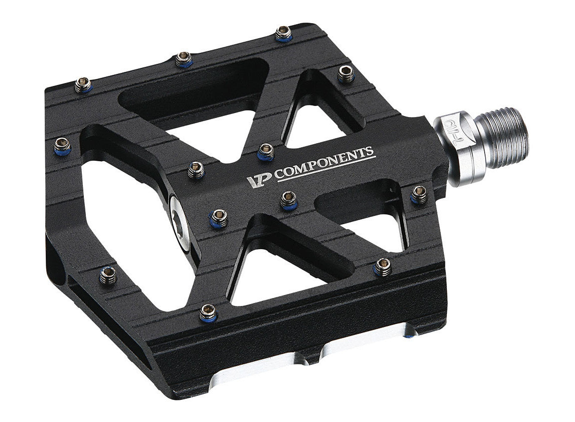 Pedals 9/16" - Sealed Bearings - Alloy Body/Cro-Mo Axle - Replaceable Pins - Black/Silver