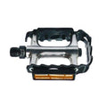 Pedals 9/16" Sealed Bearings - Alloy Body & Cage - Cro-Mo Axle - Silver/Black