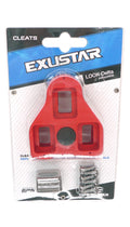 Cleats 9 Degree Float - Look Delta Compatible. Red