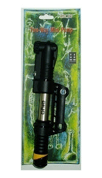 Mini Pump High Pressure - 100 PSI - 2 Way with Gauge - AV/FV