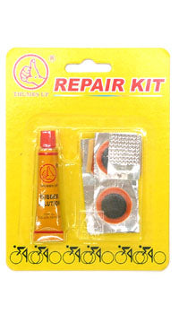 Repair Kit On Card - 6X25mm Patches/Solution/Rasp
