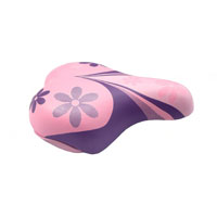 Saddle Junior - 180mm X 145mm - With Clamp - Pink/Purple
