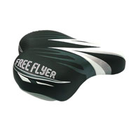 Saddle Junior - 180mm X 145mm - With Clamp - Black/Grey