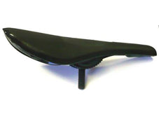 Saddle BMX Pivotal - With Hollow Bolt - Plastic - Without Padding - Black