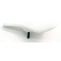 Saddle BMX Pivotal - With Hollow Bolt - Plastic - Without Padding - White