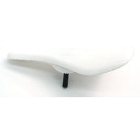 Saddle BMX Pivotal - With Hollow Bolt - Plastic - Without Padding - White