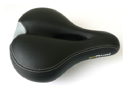 Velo Extreme Comfort Memory Foam Saddle with O-Zone Cut Out - Black