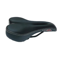 Ladies Comfort Saddle with O-Zone Cut Out - Black